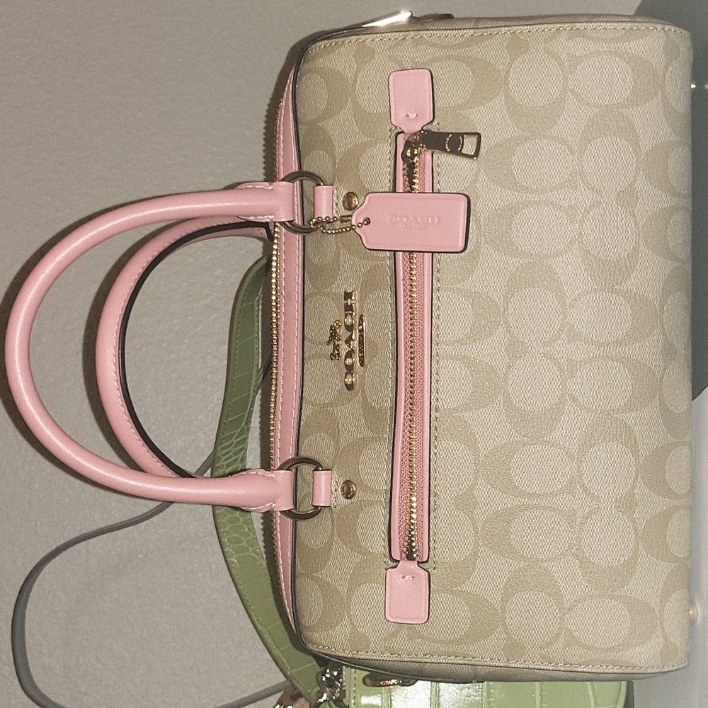 Coach Rowan Satchel in Signature Canvas